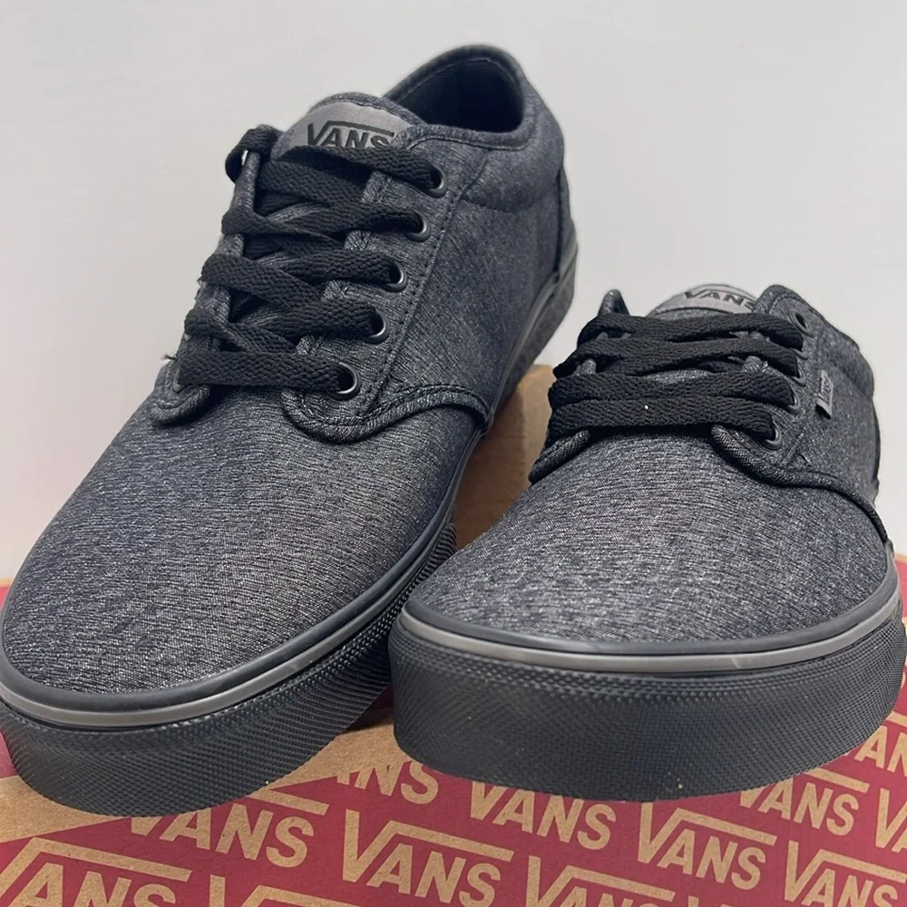 Vans Women’s Atwood (Varsity Textile) Black/Pewter VN0A45J9VEJ Sneakers
